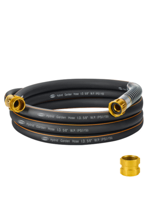 Hybrid Rubber Garden Hose 10FT