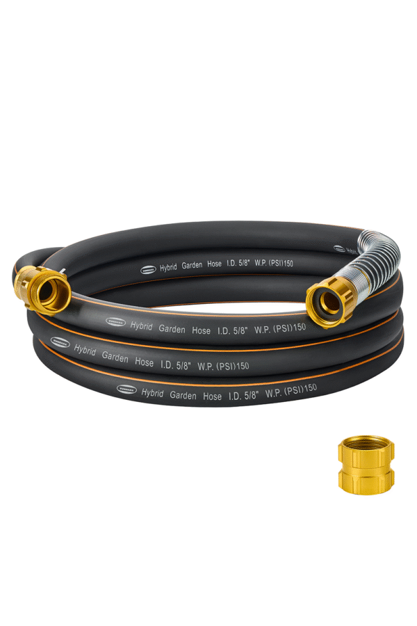 10ft Hybrid Rubber Garden Hose 10FT