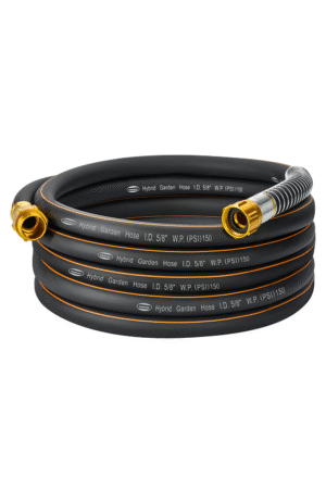 25ft Hybrid Rubber Garden Hose 25 FT